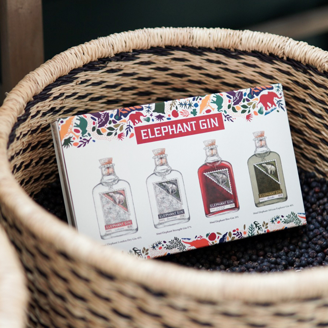 Elephant Gin Mini Tasting Set (4 x 50 ml)
