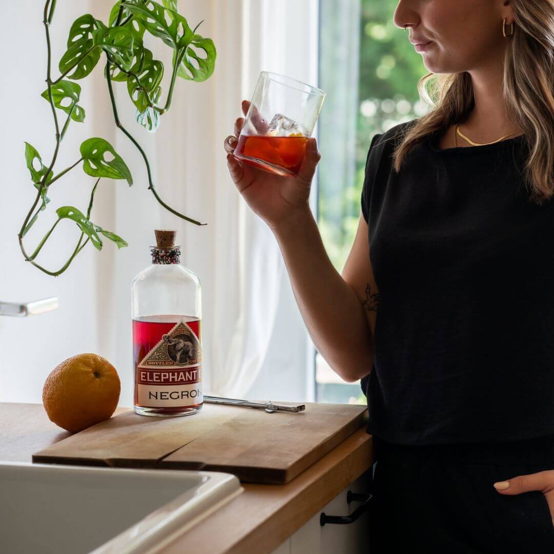 Elephant Gin Negroni 700ml - Ready-to-drink
