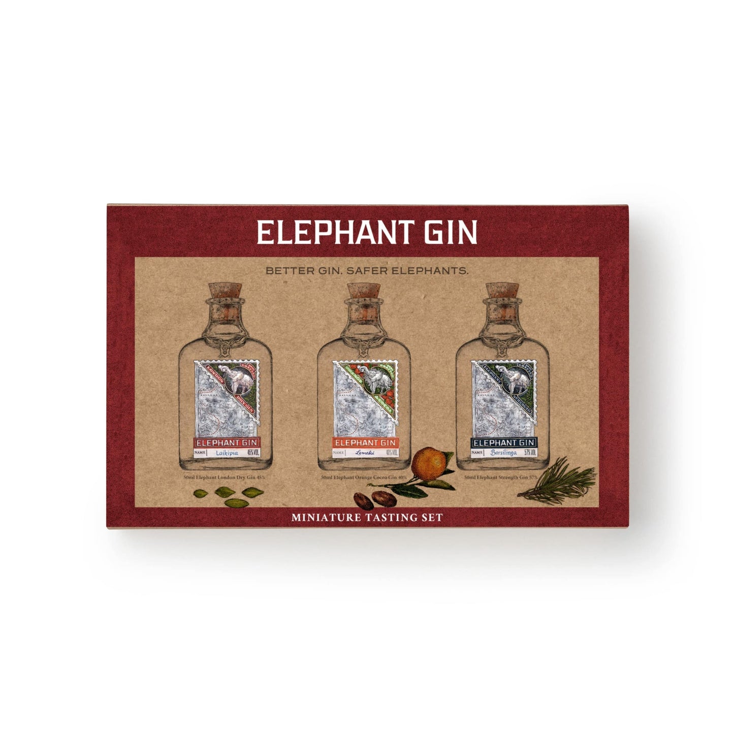 Elephant Gin Mini Tasting Set II (3x 50 ml)