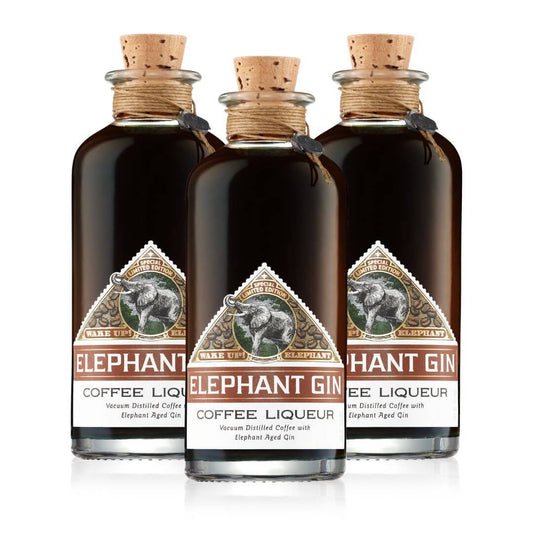 Elephant Gin Coffee Liqueur Bundle - Pack of Three