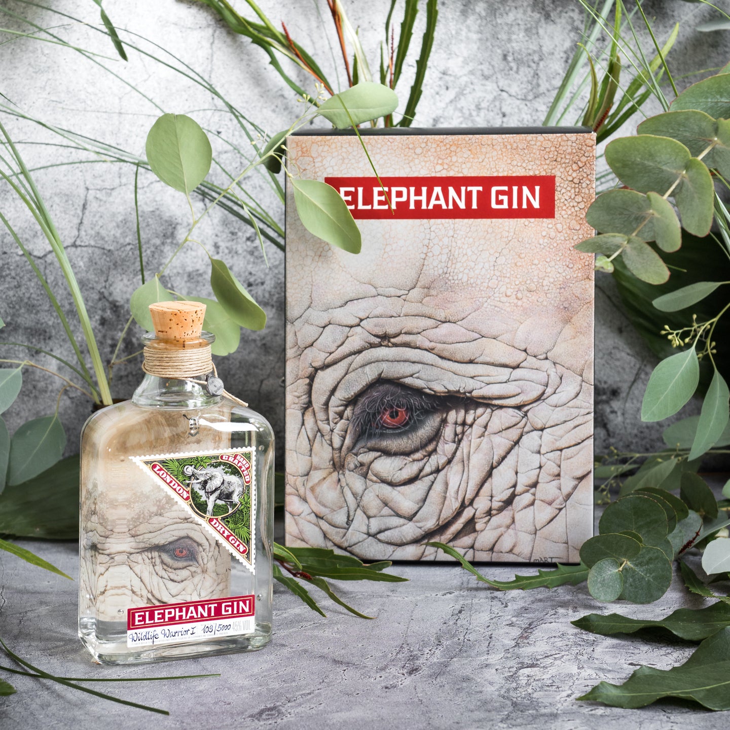 Elephant London Dry Gin Wildlife Warrior Kunst-Edition